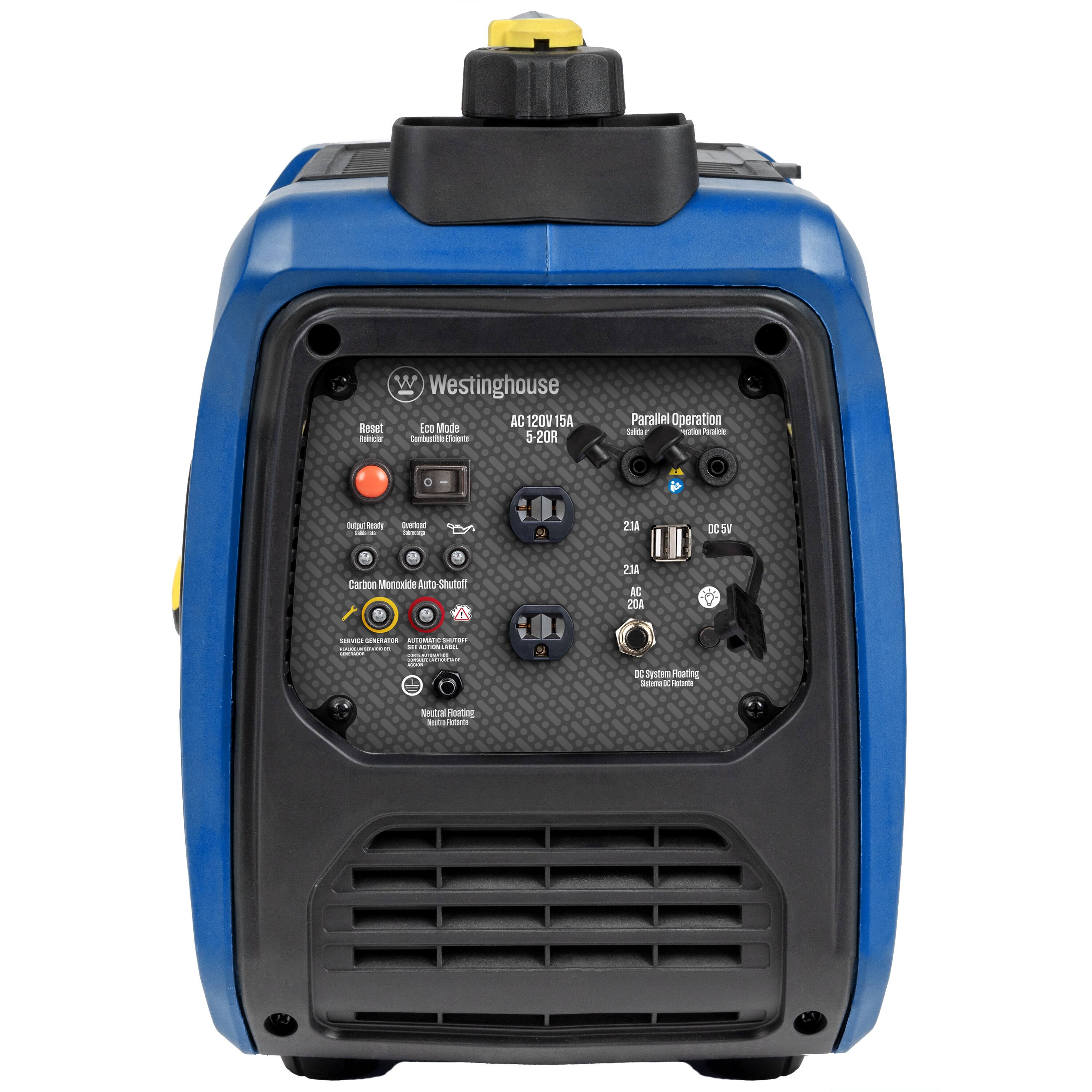 Westinghouse AC 120V 15A Reset Eco Mode teincar Combination Excents 5-20R  
Parallel Operation Saltur  
Sugar Recity date 3  
beted Termora  
ALS  
DC 5V  
Carbon Monoxide Auto-Shutoff  
21A AC 20A  
Time COLRATOR AUTOMATI SHUTORY W or OR LIKE UNITADO on - accopersor IQUON  
DC System Floating Satural Potante  
Neutral Floating Nestro Potante
