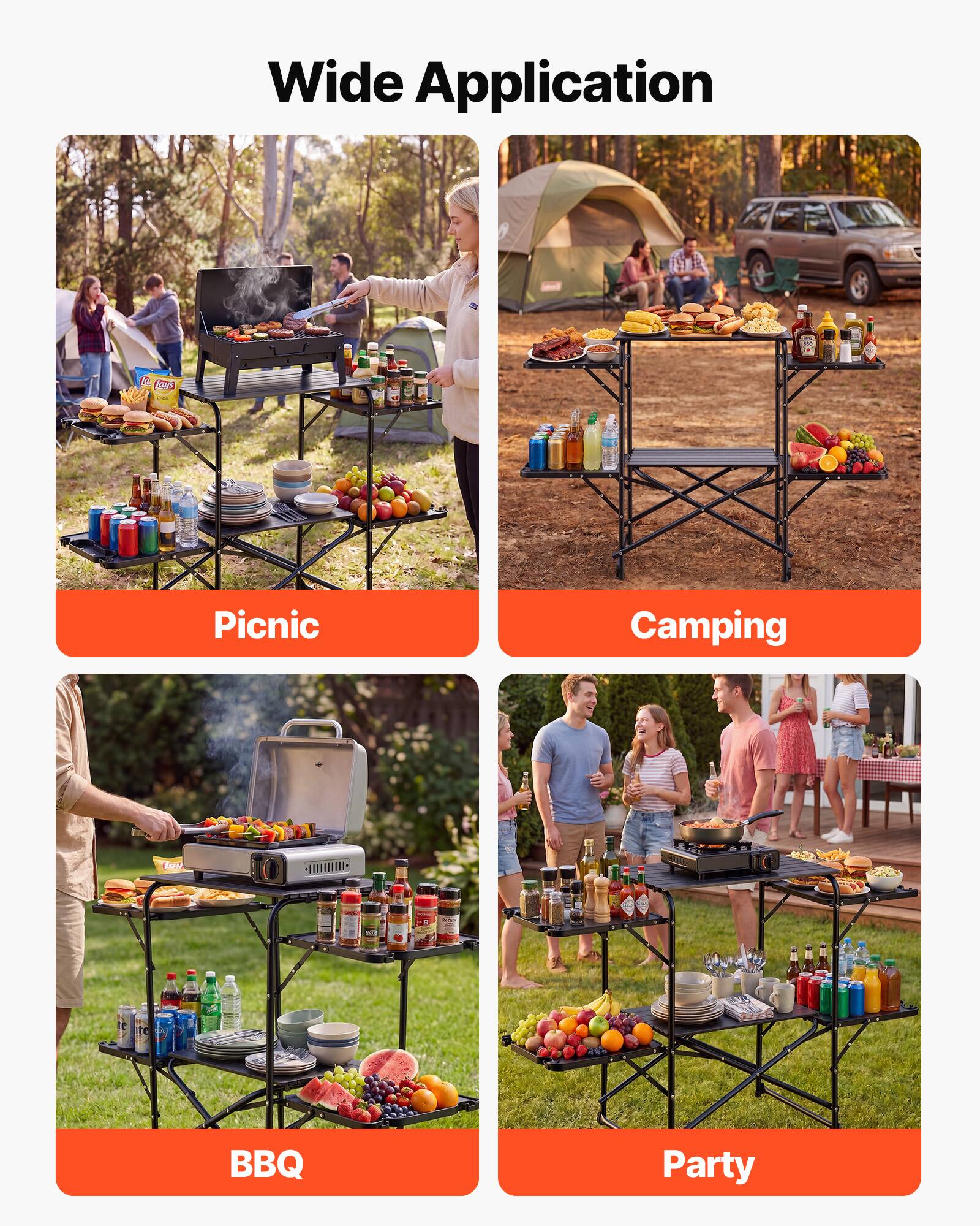 Wide Application

- Picnic
- Camping
- BBQ
- Party