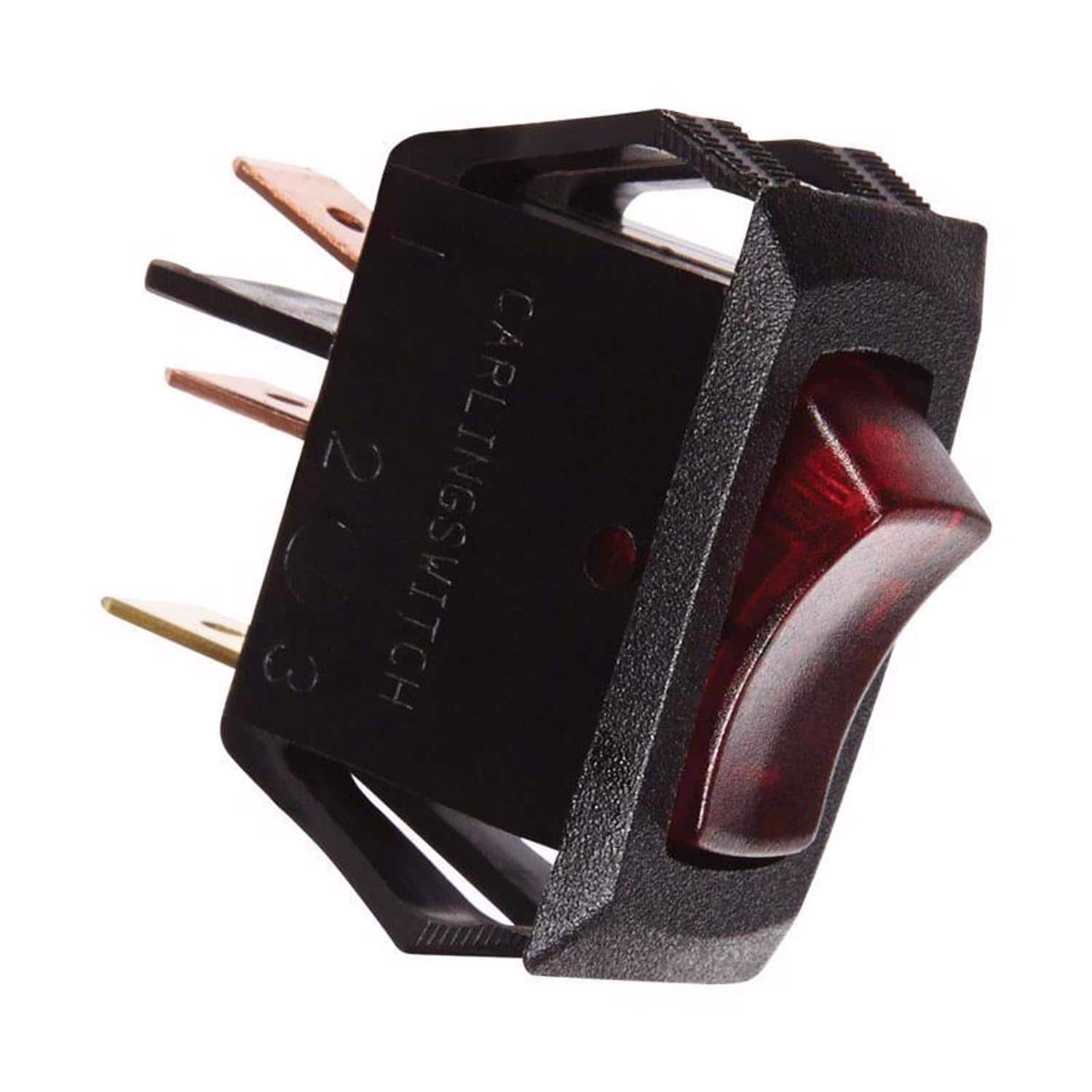 Jandorf - 10 amps Single Pole Rocker Appliance Switch 1 pk - Black/Red price history on PriceWatchPro