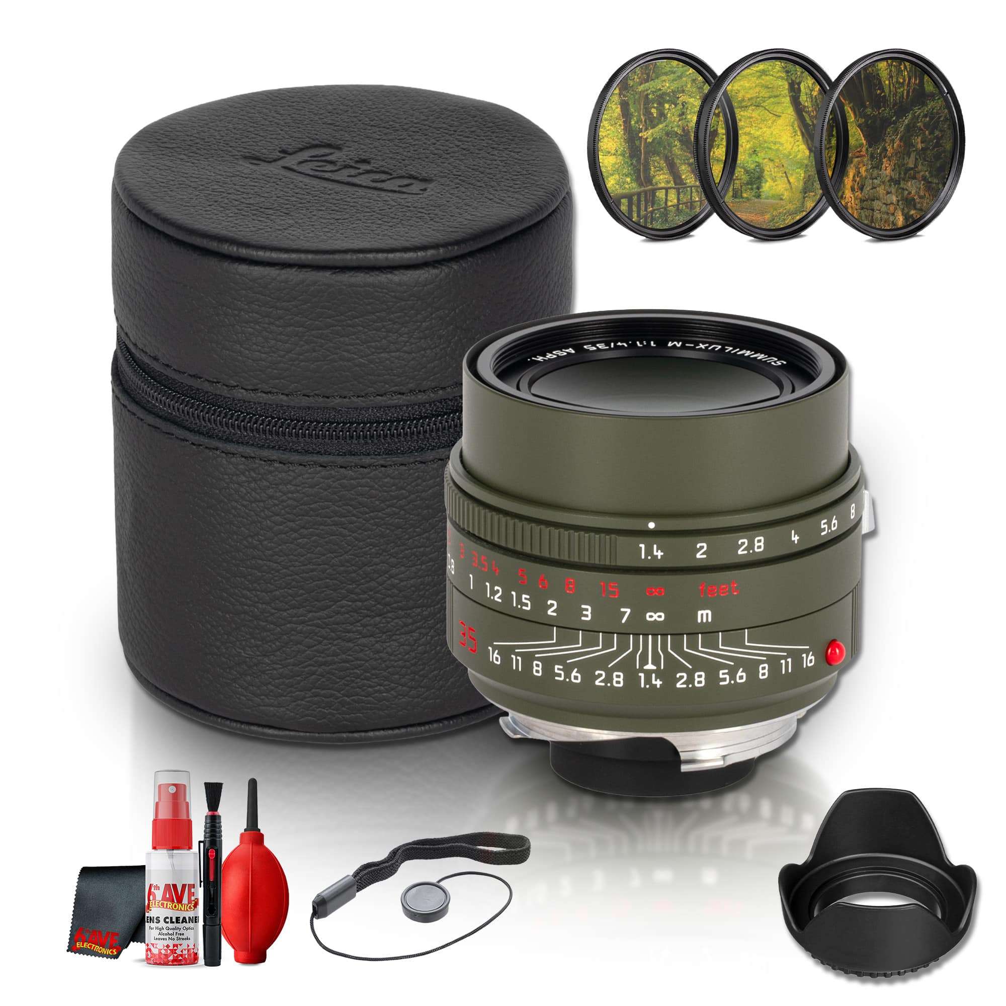 Leica - Summilux-M 35mm f/1.4 ASPH Safari Finish Lens + More - Black price history on PriceWatchPro