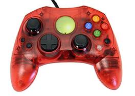 Mars Devices - Replacement Controller for XBox Original - Transparent - Red