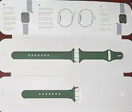 Apple - AWBS-41MM (DEMO) WATCH BAND-SPORT Clover - Clover Green