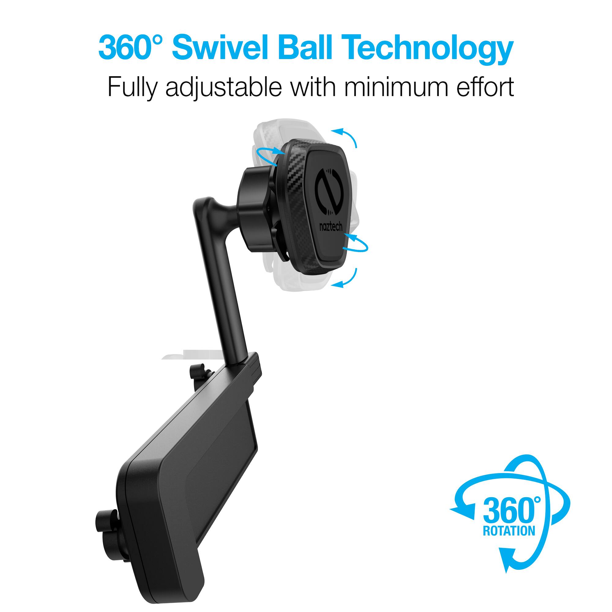 360° Swivel Ball Technology  
Fully adjustable with minimum effort  
360° ROTATION