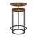 Alt View Zoom 12. CorLiving - Fort Worth Wood Grain Finish Nesting Side Table - Brown.