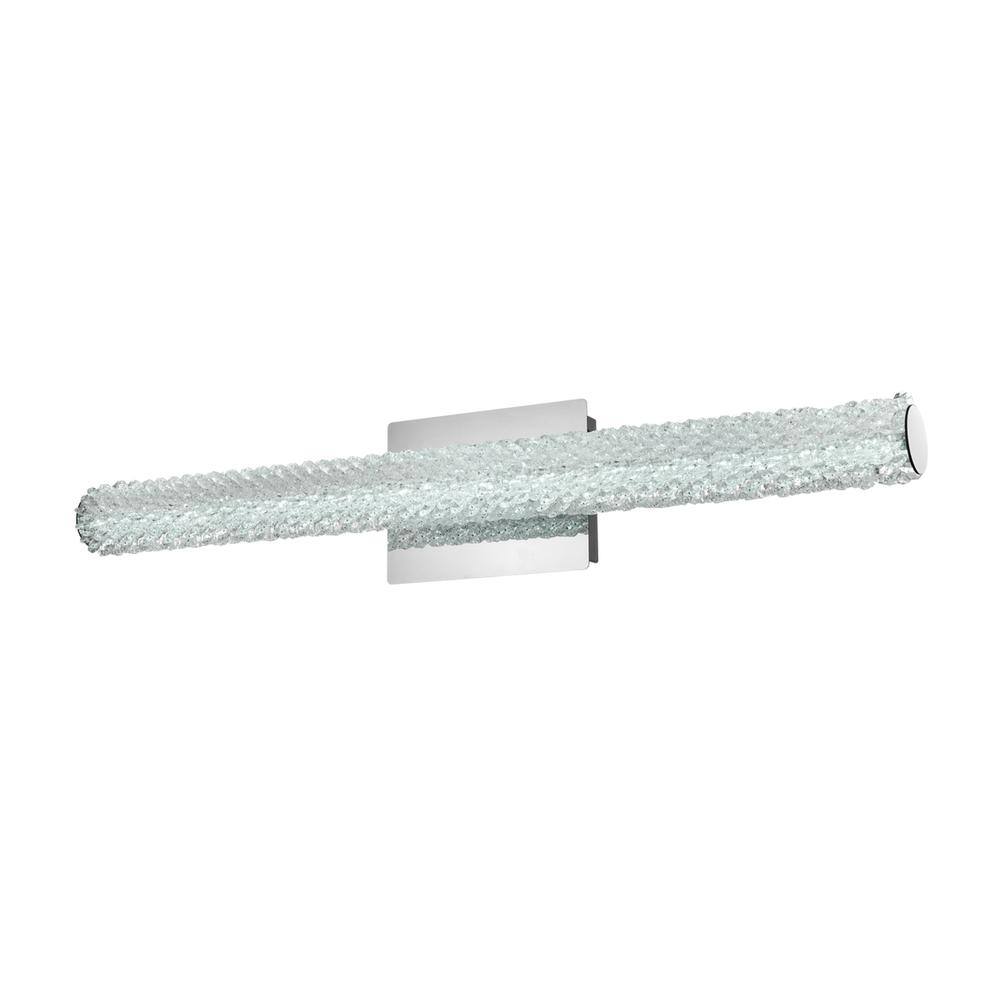 Angle. Elegant Lighting - Bowen 30 inch Adjustable LED Wall Sconce in Chrome - Chrome.