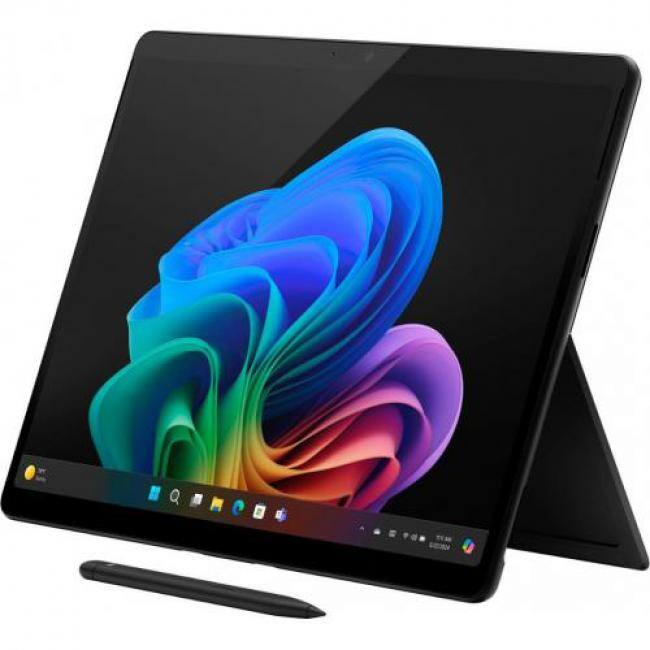 Alt View 4. Microsoft - Microsoft Surface Pro Copilot+ PC Touchscreen 13" OLED Snapdragon X Elite Processor 16GB Ram 1TB SSD (11th Edition) - Black.