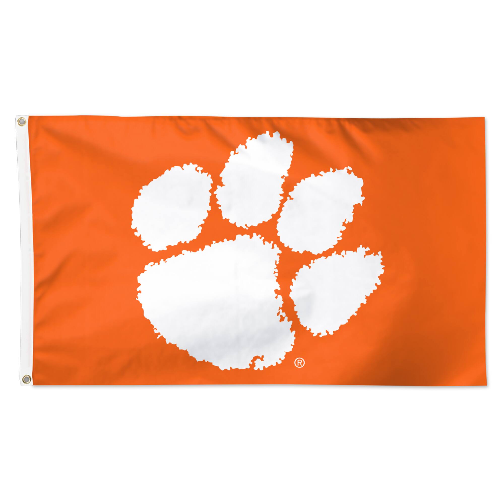 Front. WinCraft - Clemson Tigers 3' x 5' Primary Logo Single-Sided Flag - Multicolor.