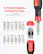 13-Piece Precision Screwdriver Set
Hidden storage keeps bits secure & organized
- PH3
- PH2*2
- PH1
- 6.0
- 5.0
- 4.0
- H5
- H4
- SQ2
- SQ1
- T20H
- T15H
