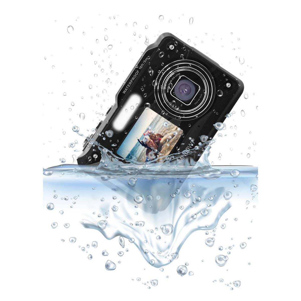 16ft/5m WATERPROOF  
EIS LENS MINOL