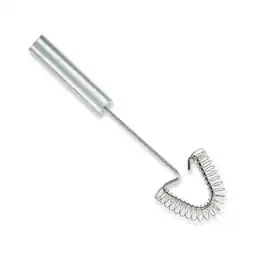 Rada - Cutlery Handi-Stir Whisk with Spring Face, Aluminum Handle - Silver