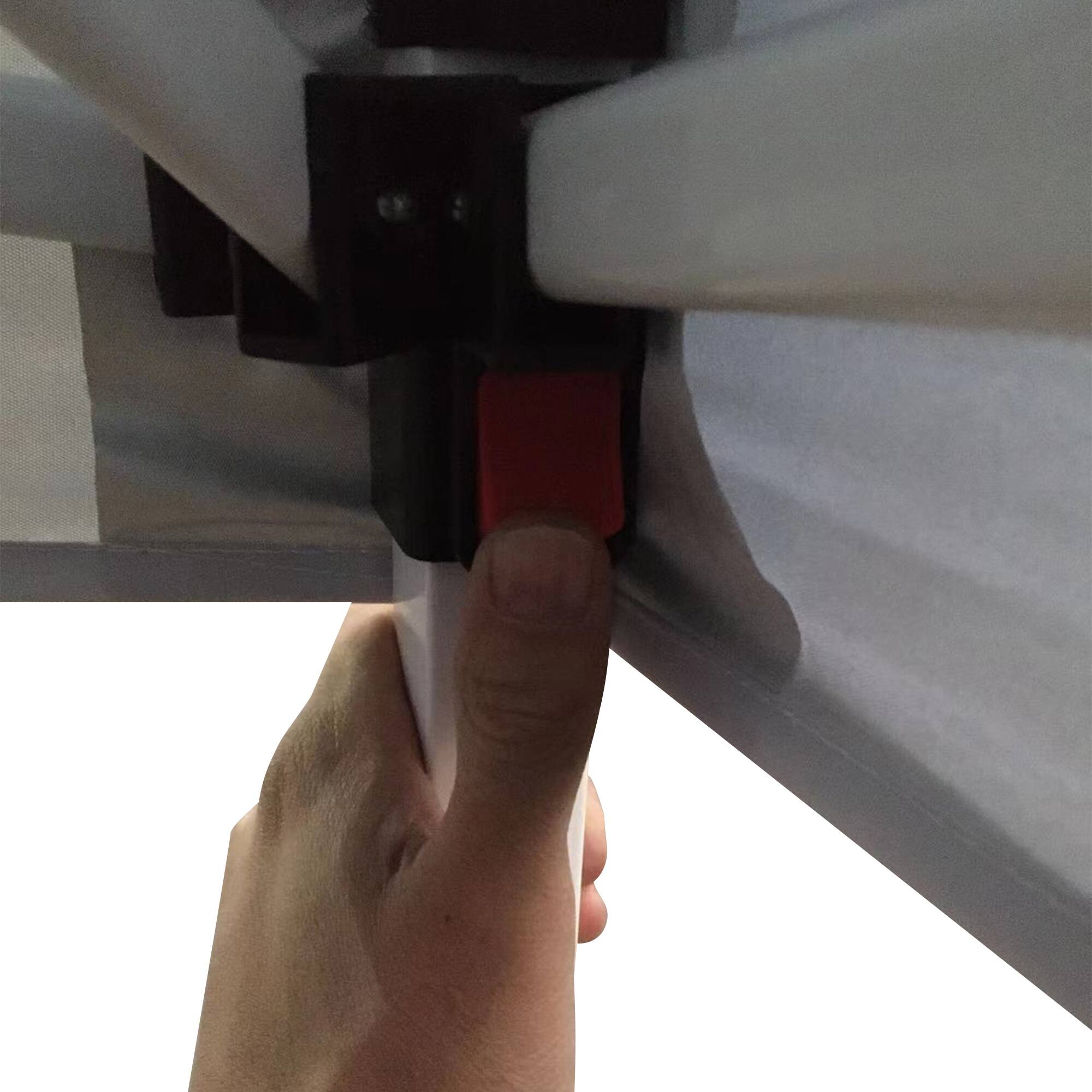 Alt View 7. Outsunny - 13' x 13' Pop Up Canopy Tent, Instant Sun Shelter, Tents for Parties, Height Adjustable for Outdoor, Garden, Patio - White.