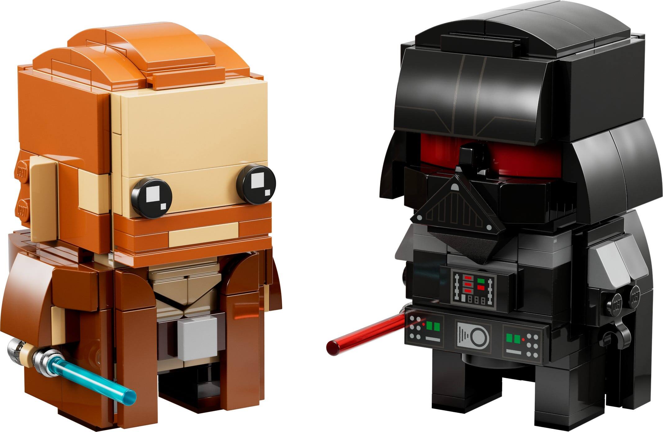 Alt View 1. LEGO - LEGO BrickHeadz: Star Wars [Obi-Wan Kenobi & Darth Vader #40547].