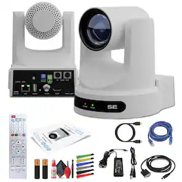 PTZOptics - Move SE PTZ Camera with 20x Optical Zoom (PT20X-SE-WH-G3) - White