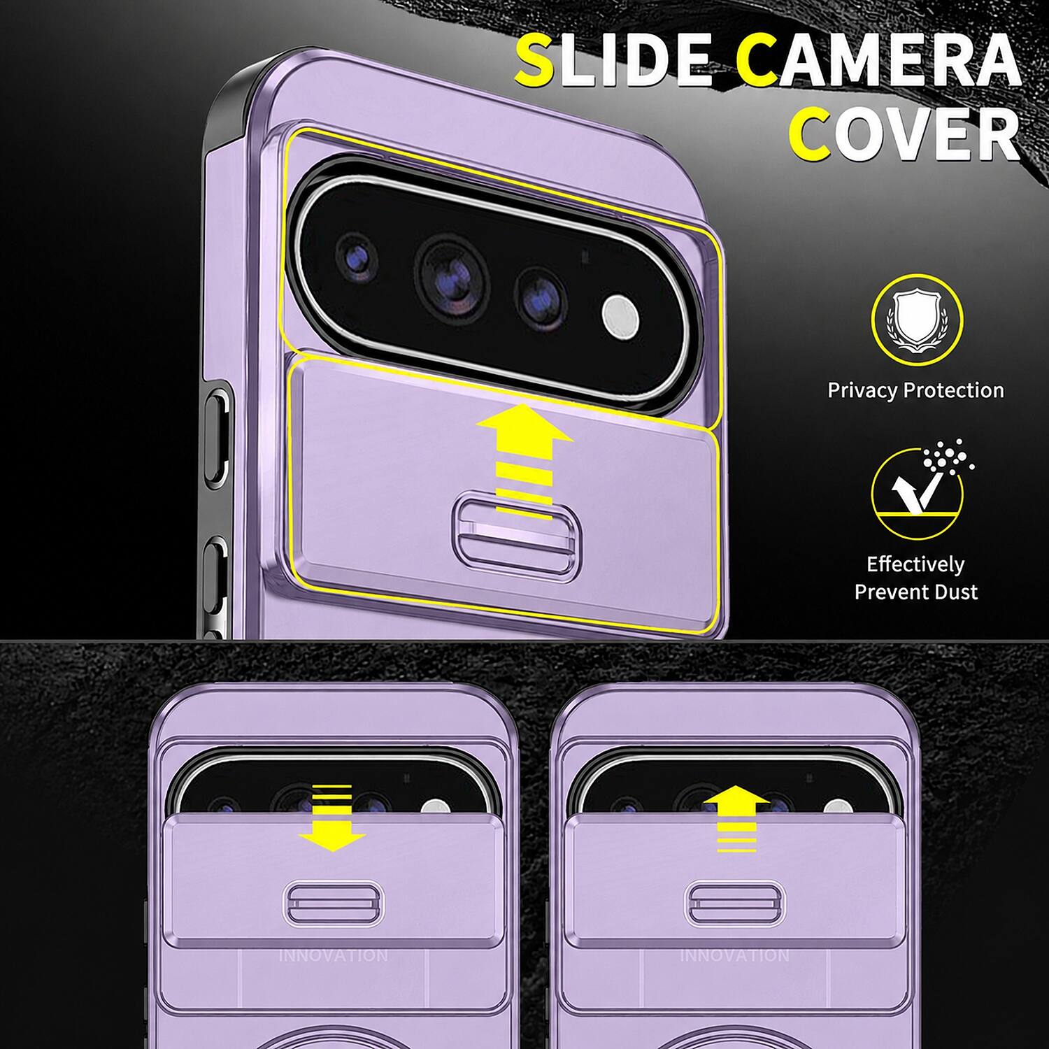 SLIDE CAMERA COVER

Privacy Protection

Effectively Prevent Dust

INNOVATION