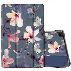 Front. Kitcheniva - Slim Hard Back Shell Case For Samsung Galaxy Tab A9 Plus 11" 5G Blomming Hibiscus - Blomming Hibiscus.