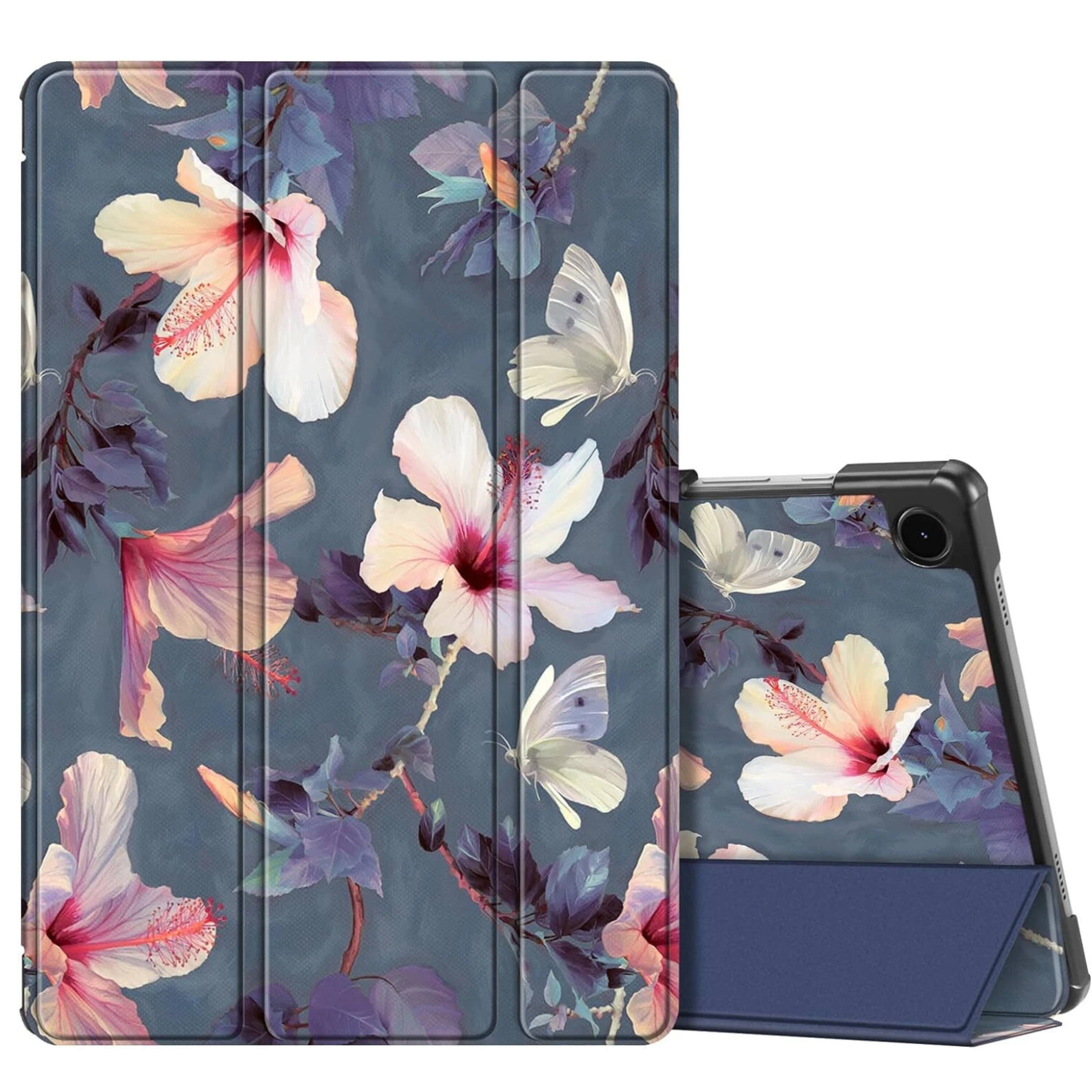 Kitcheniva - Slim Hard Back Shell Case For Samsung Galaxy Tab A9 Plus 11" 5G - Blomming Hibiscus
