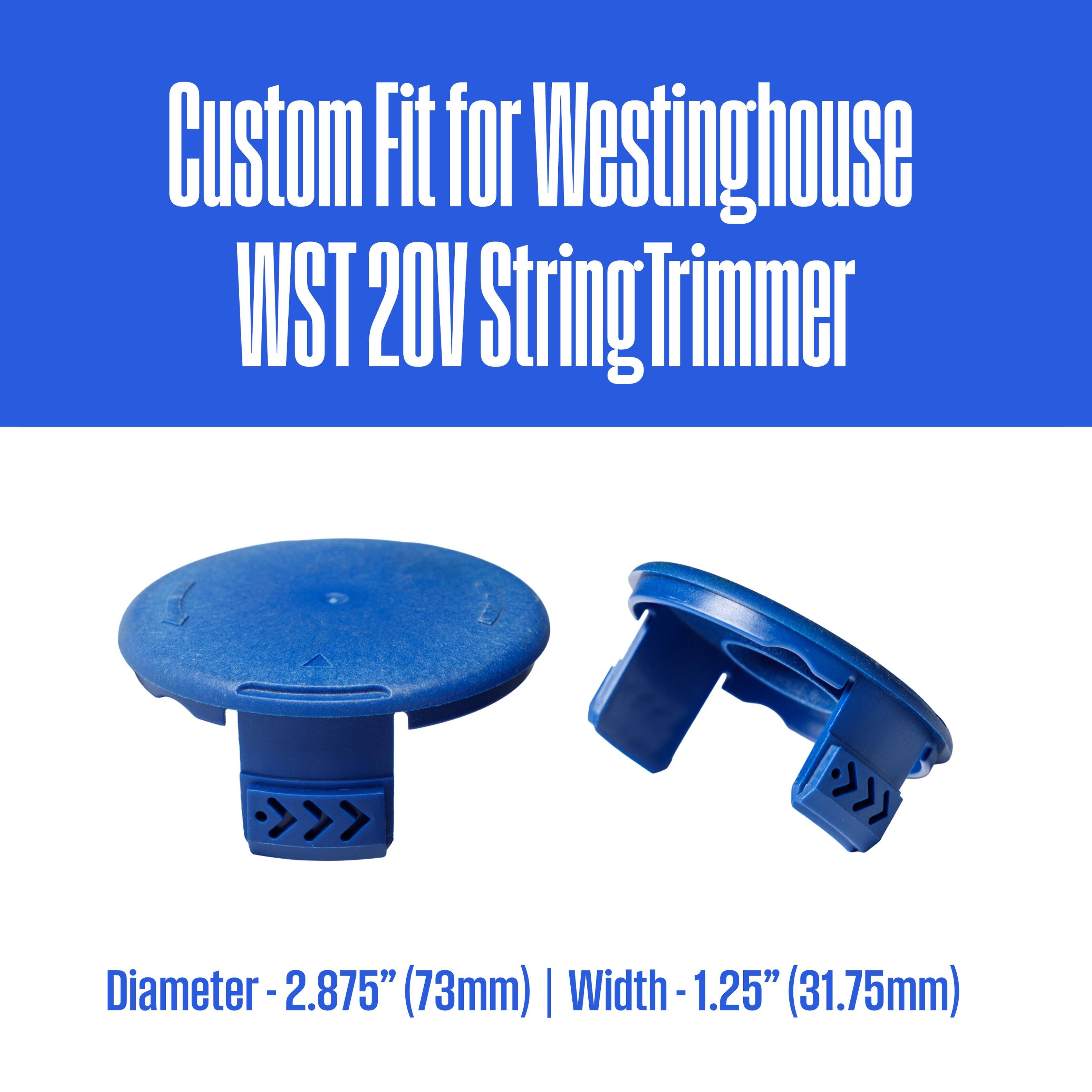 Custom Fit for Westinghouse WST 20V String Trimmer  
Diameter - 2.875" (73mm) | Width - 1.25" (31.75mm)