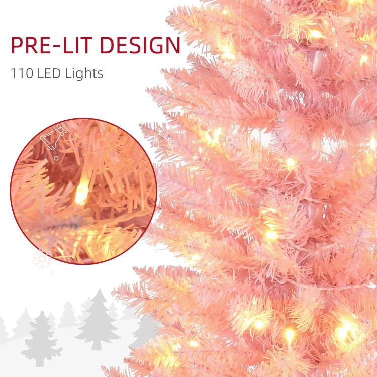 PRE-LIT DESIGN  
110 LED Lights