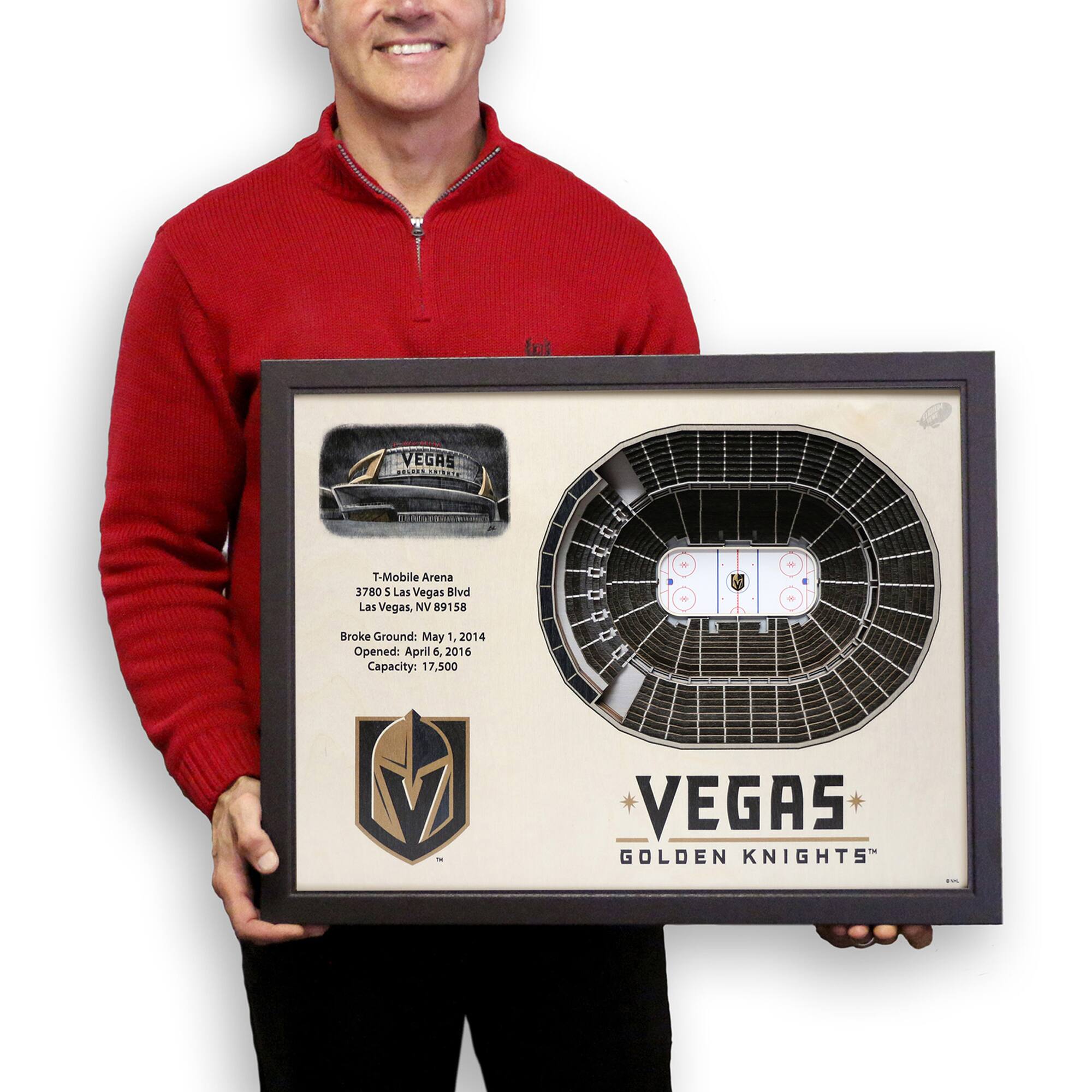 VEGAS GOLDEN KNIGHTS

T-Mobile Arena  
3780 Las Vegas Blvd  
Las Vegas, NV 89158  

Broke Ground: May 1, 2014  
Opened: April 6, 2016  
Capacity: 17,500
