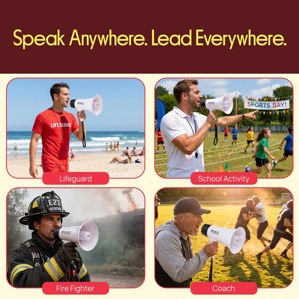 Speak Anywhere. Lead Everywhere.

PYLE SPORTS DAY!

Lifeguard School Activity

E27

Lifeguard

Fire Fighter

Coach