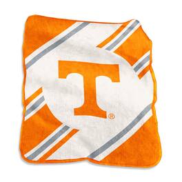 Logo Brands - Tennessee Volunteers 50" x 60" Raschel Stripe Throw Blanket - Multicolor