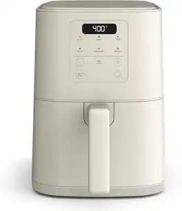 FINEAK - 4Qt Slim Air Fryer with Ceramic Nonstick - Oatmilk