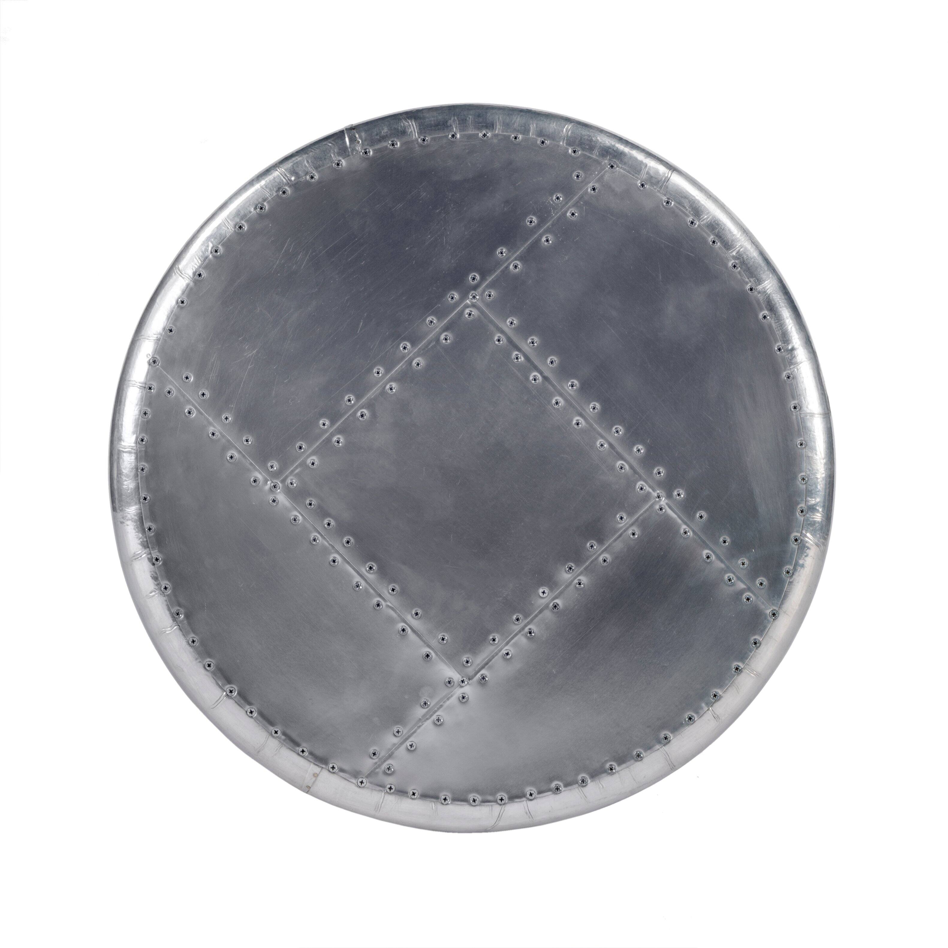 Alt View 4. Butler Specialty - Midway Aviator Metal Side Table - Silver.