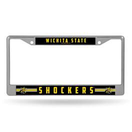Rico Industries - Wichita State Shockers Chrome Metal License Plate Frame - Multi