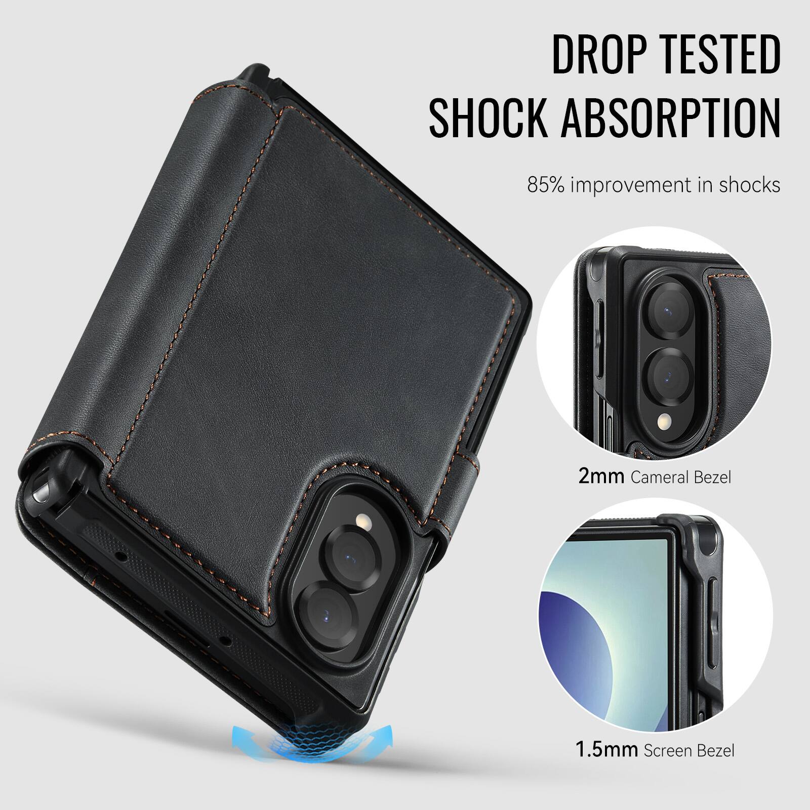 DROP TESTED SHOCK ABSORPTION  
85% improvement in shocks  
2mm Camera Bezel  
1.5mm Screen Bezel