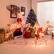 Alt View 11. Costway - 3 PCS Lighted Christmas Reindeer Family Set Holiday Decoration with 255 Lights - Gold.