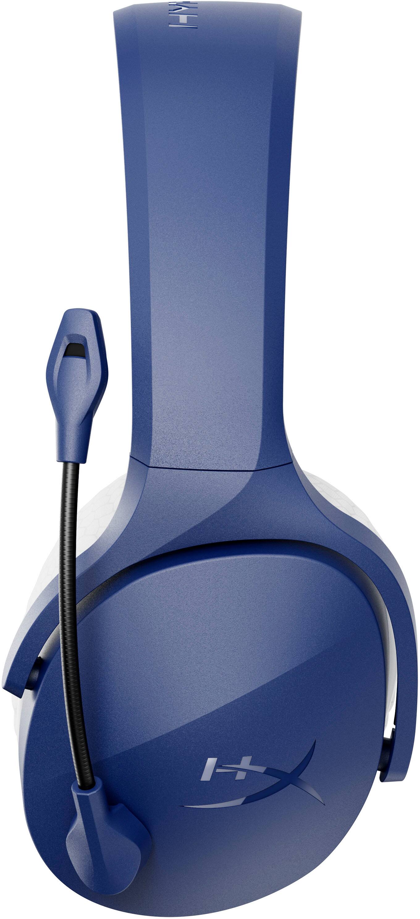 Alt View 7. HyperX - Cloud Jet Dual Wireless Gaming Headset for PC, Mac, PS5, PS4, and Mobile - Jet Blue.