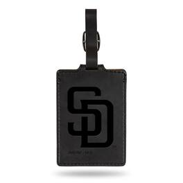Jardine - San Diego Padres Ultra Suede Luggage Tag - Black