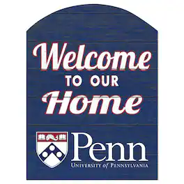 Jardine - Pennsylvania Quakers 16" x 22" Indoor/Outdoor Marquee Sign - Blue