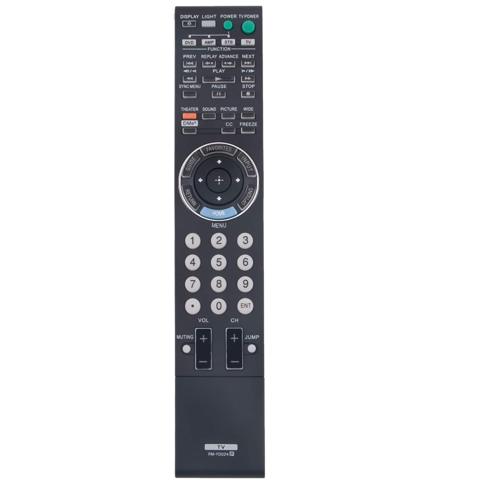 ZdalaMit - NEW RM-YD024 RMYD024 Replaced Remote Control Compatible with Sony TV - Black
