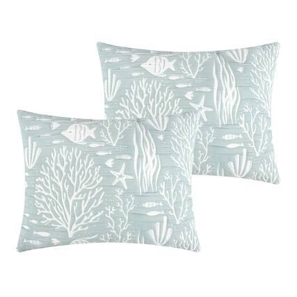 Front. BreeBe - Marina Sham King - Seafoam.