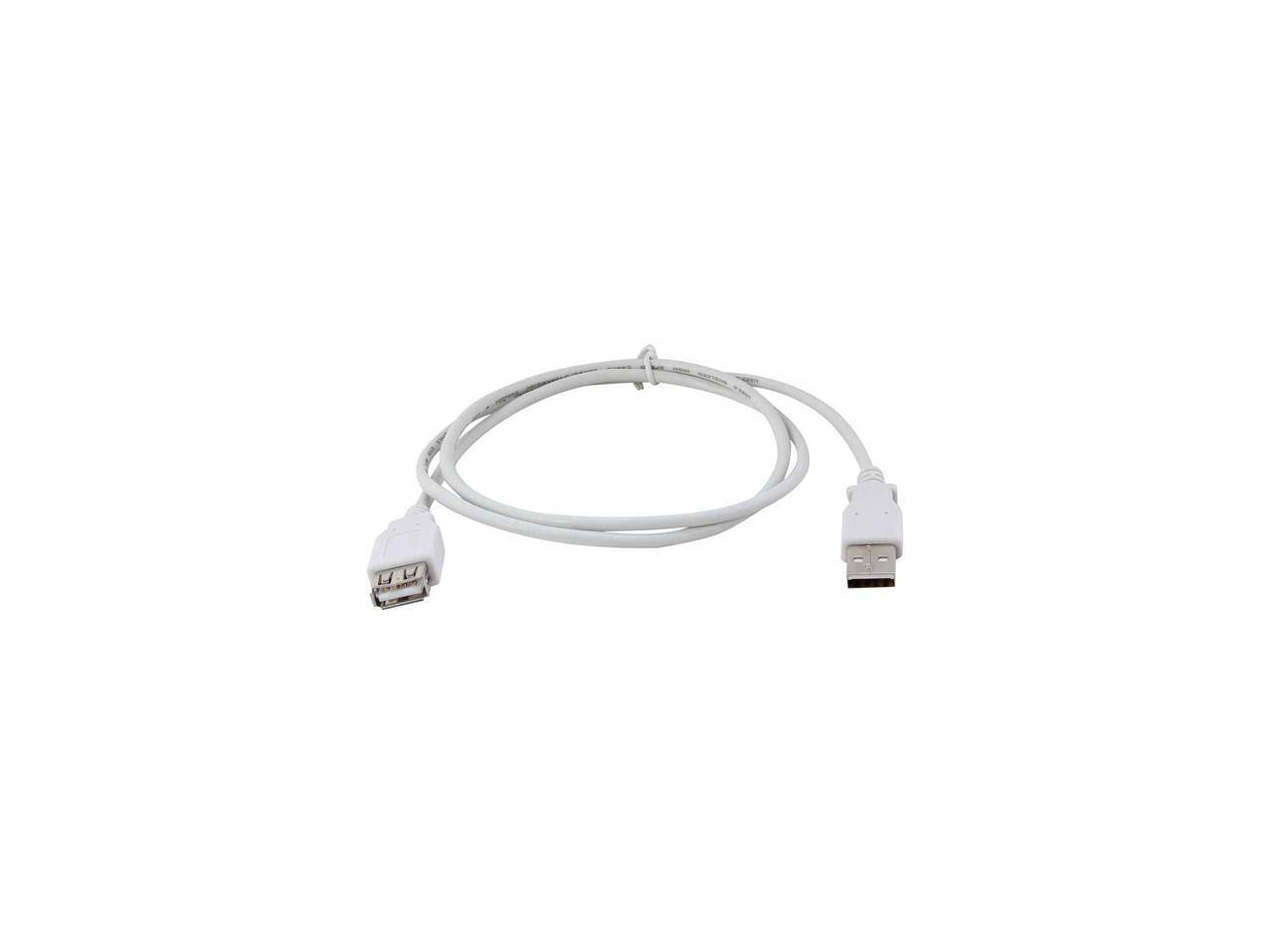 Alt View 1. Nippon Labs - Nippon Labs Beige 3 ft. USB Cable A/Male to A/Female Extension USB Cable Model USB-3-MF-2P, 2 Packs.