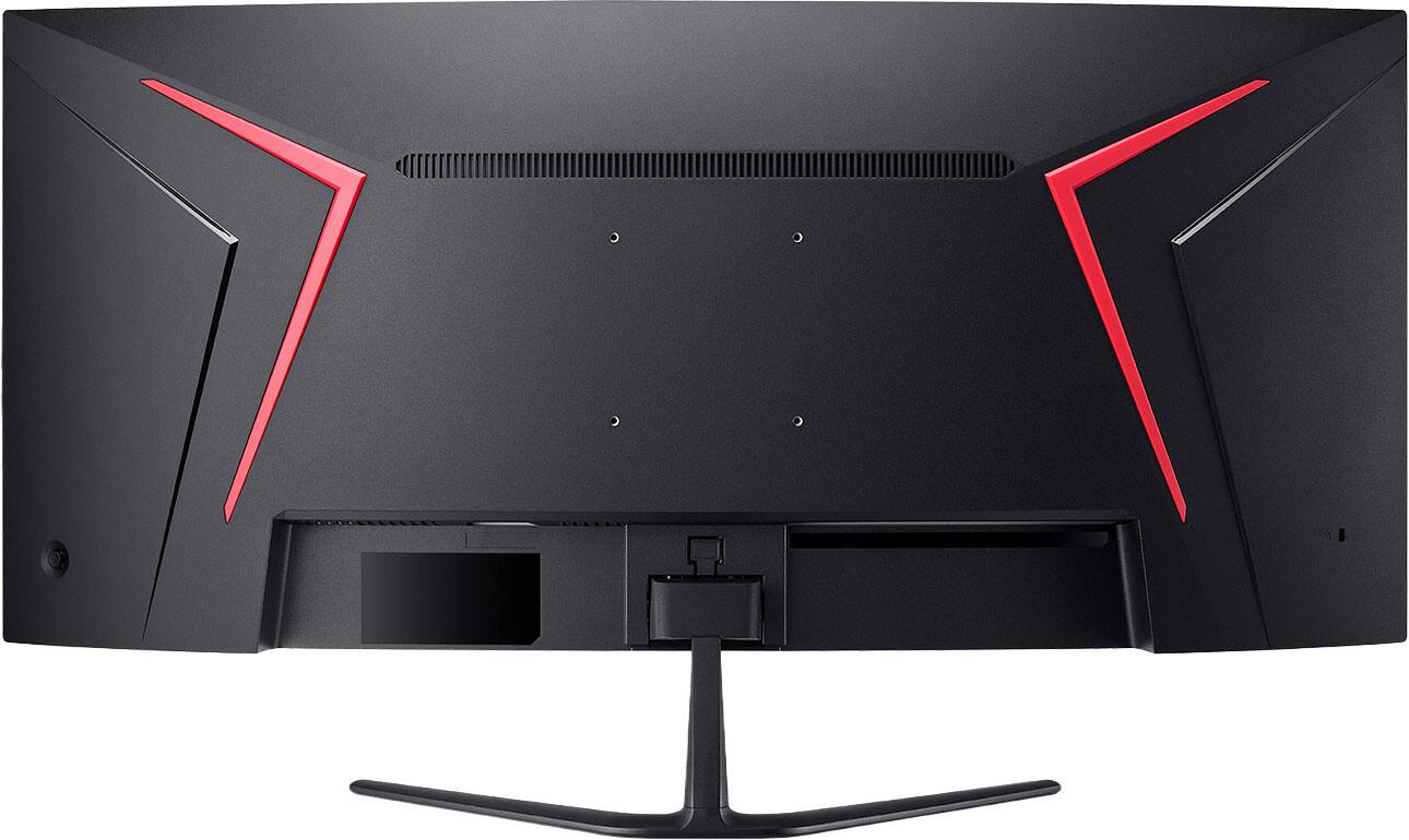 Alt View 8. Acer - Nitro ED340CUR Gaming 34” 1500R 21:9 Curved QHD 120Hz 1ms FreeSync Premium Gaming Monitor with HDR10 (DisplayPort, HDMI) - Black.