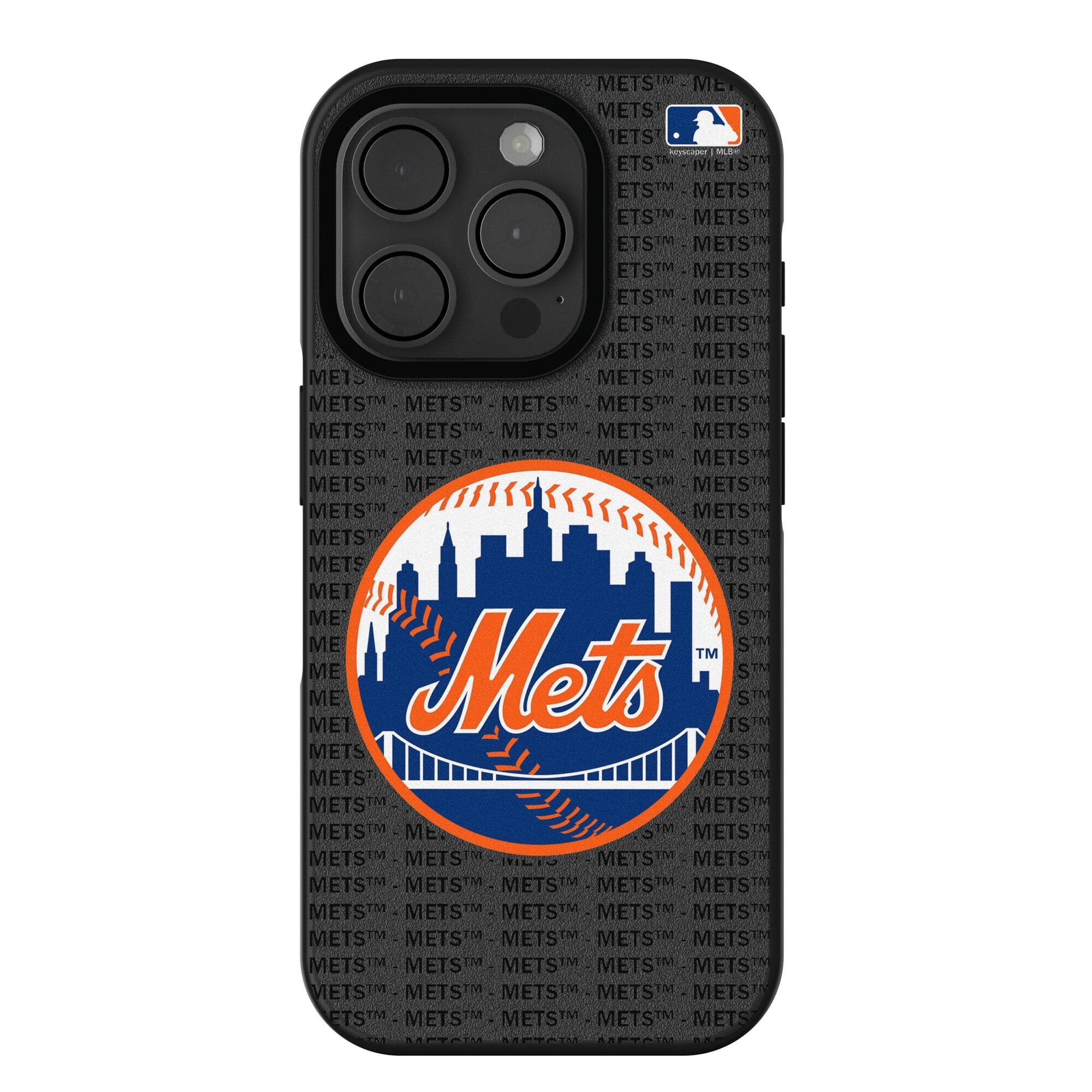 Keyscaper - MLB - New York Mets - iPhone Text Backdrop Design Bump Case - 16 - Multicolor price history on PriceWatchPro