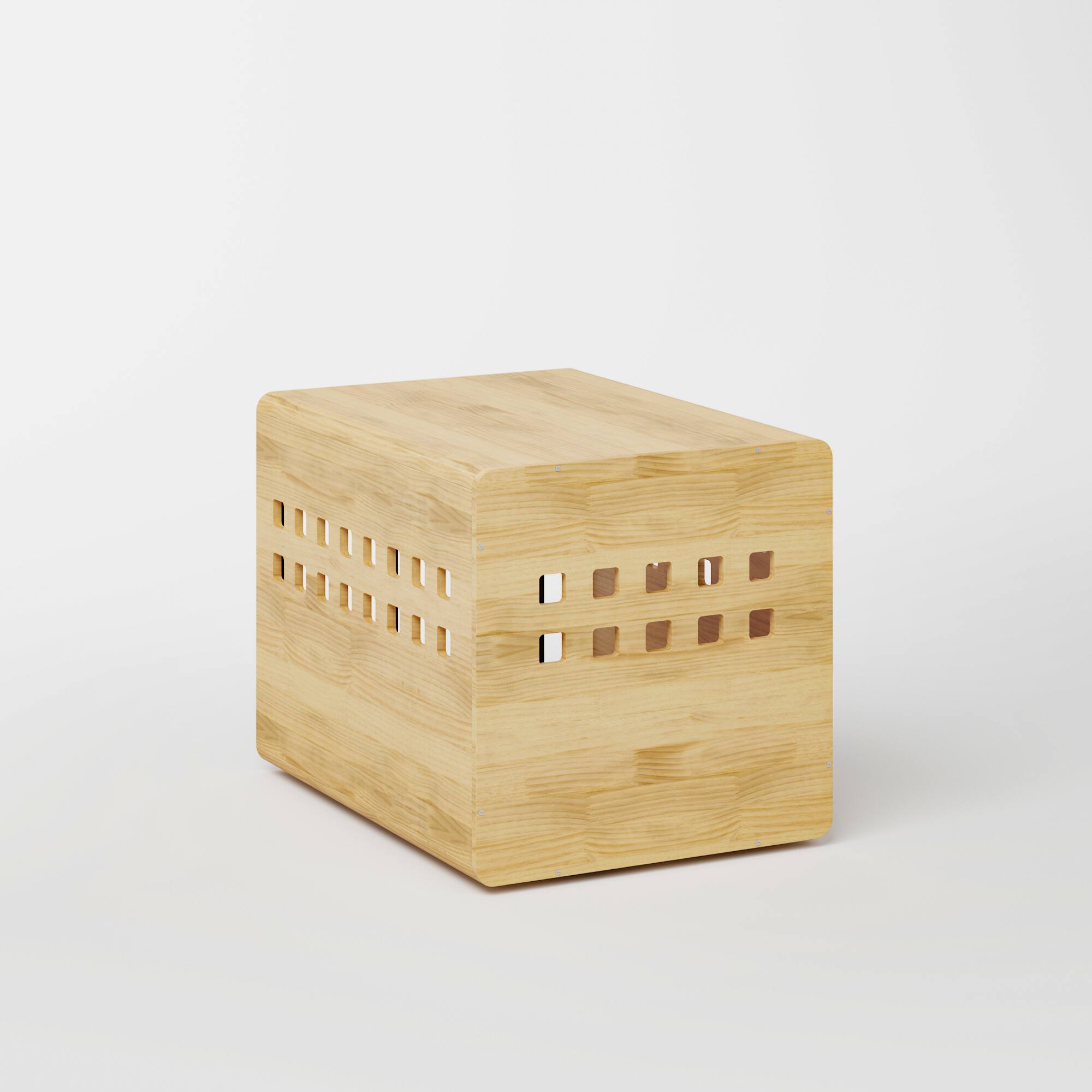 Alt View 9. Famapy - Solid Wood Dog Crate Furniture for Small Dogs – Indoor Pet Kennel with End Table Design, Ventilation & Safety Features.