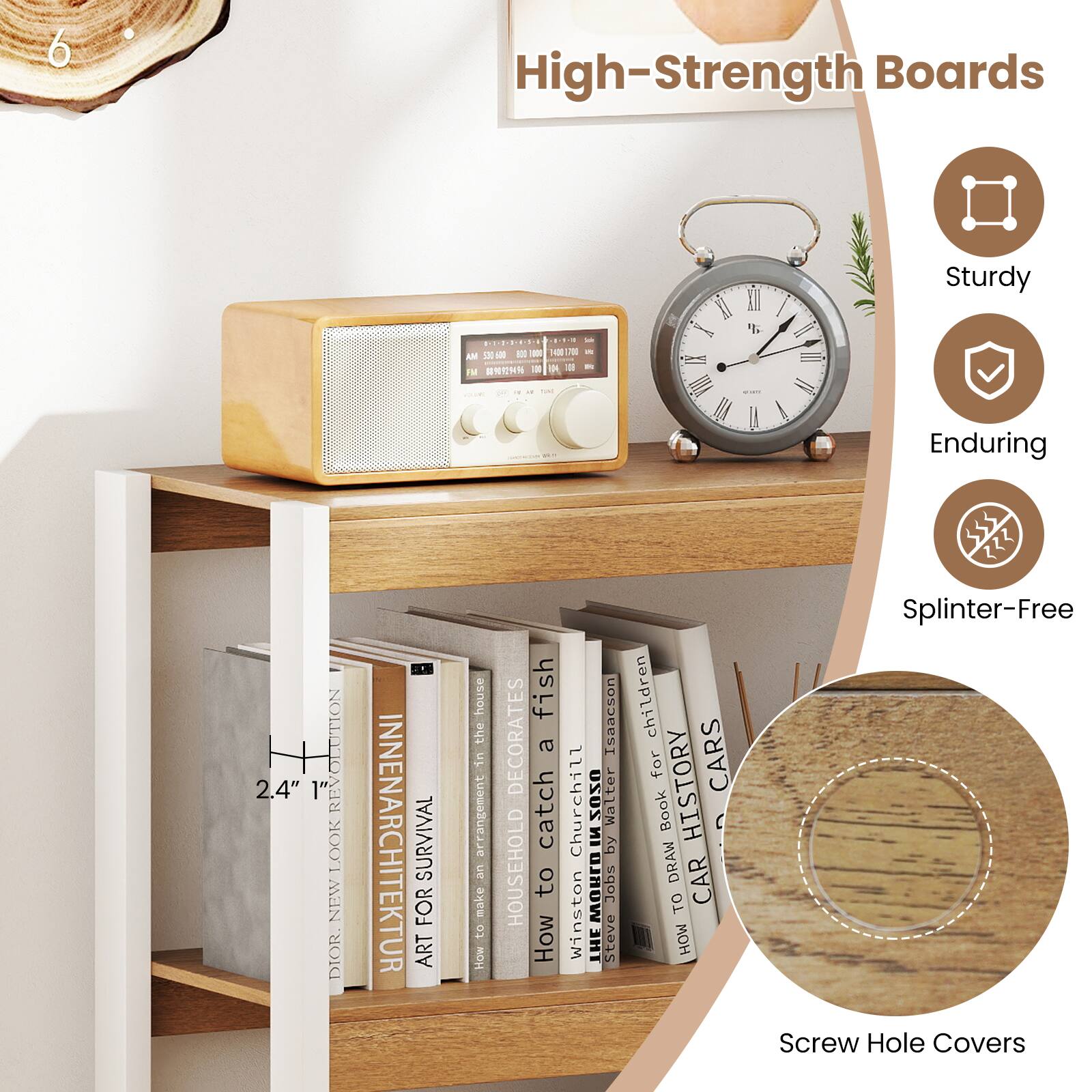 High-Strength Boards

Sturdy
Enduring
Splinter-Free
Screw Hole Covers

INNENARCHITEKTUR SURVIVAL FOR ART
HOUSEHOLD DECORATES
HOW TO MAKE A HOUSEHOLD ARRANGEMENT
HOW TO DRAW BOOK
CAR HISTORY
WINSTON CHURCHILL
STEVE JOBS
ISAACSON
2.4" 1" REV NEW DIOR