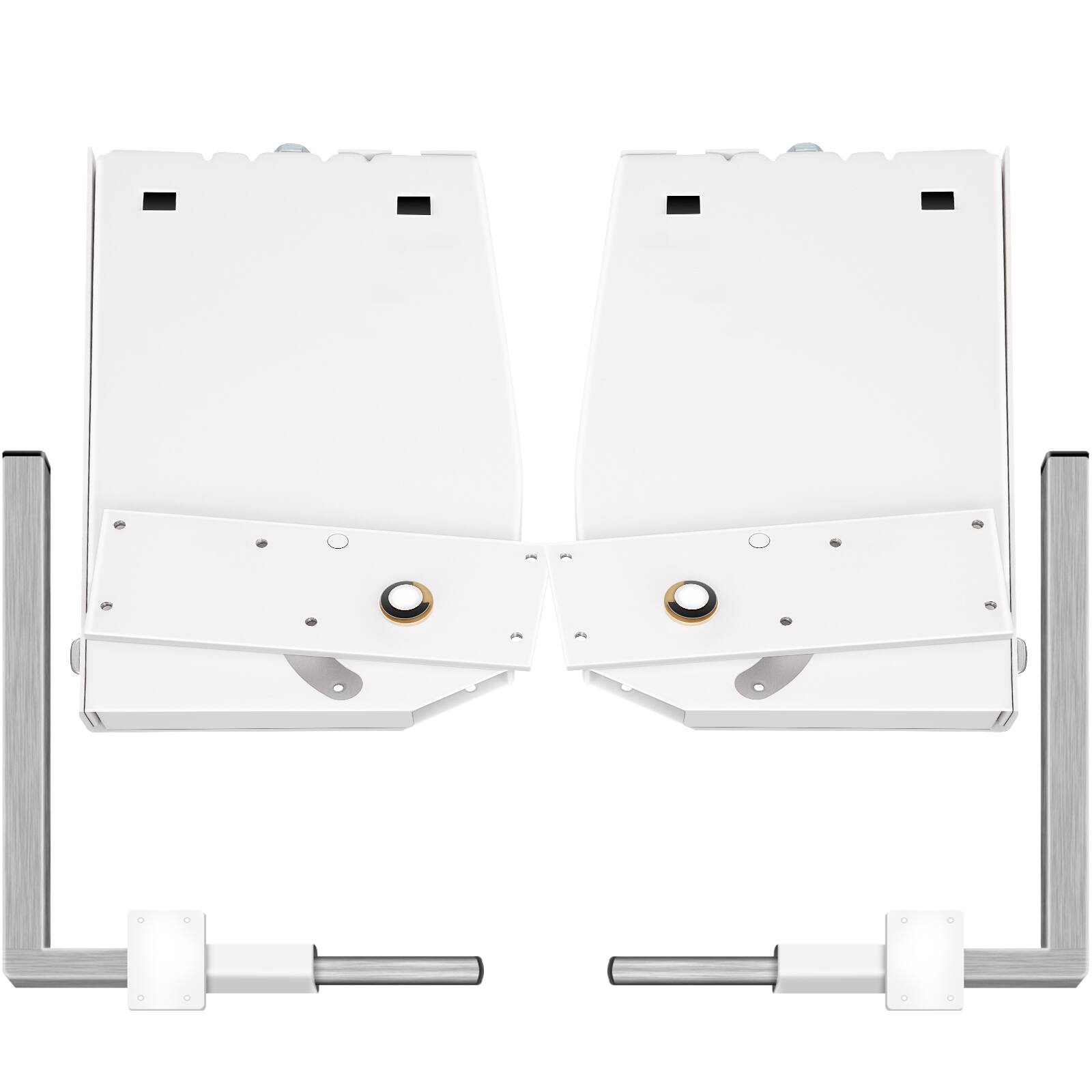 Alt View 5. VEVOR - Murphy Mounting Wall Springs Mechanism Heavy Duty Support Hardware DIY Kit for King Queen Bed (Vertical), White - White.