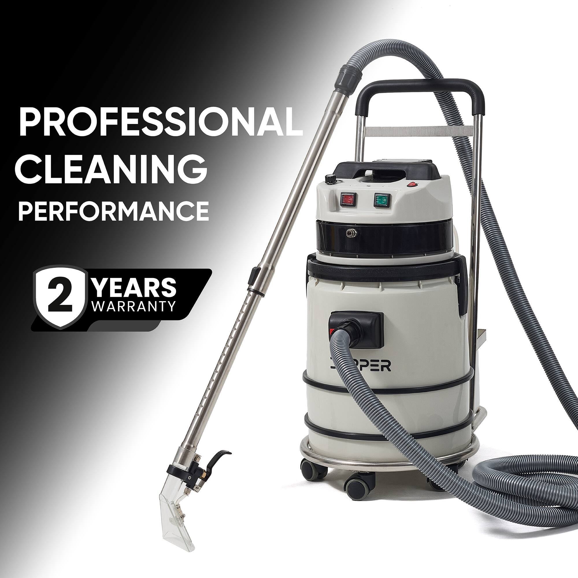 PROFESSIONAL CLEANING PERFORMANCE  
2 YEARS WARRANTY