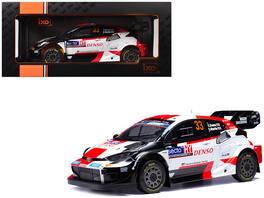 IXO - Toyota GR Yaris Rally1 Hybrid #33 Elfyn Evans - Scott Martin Winner Rally Finland (2023) 1/18 Diecast Model Car Models - White, Red, Blue, Black
