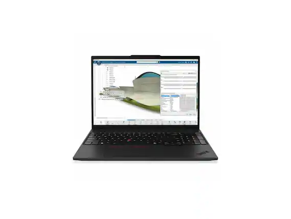 Front. Lenovo - Lenovo ThinkPad P16s Gen 4 21QR001DUS 16" Touchscreen Copilot+ PC - AMD Ryzen AI 7 PRO 350 - 64 GB - 1 TB SSD - Black - Black.