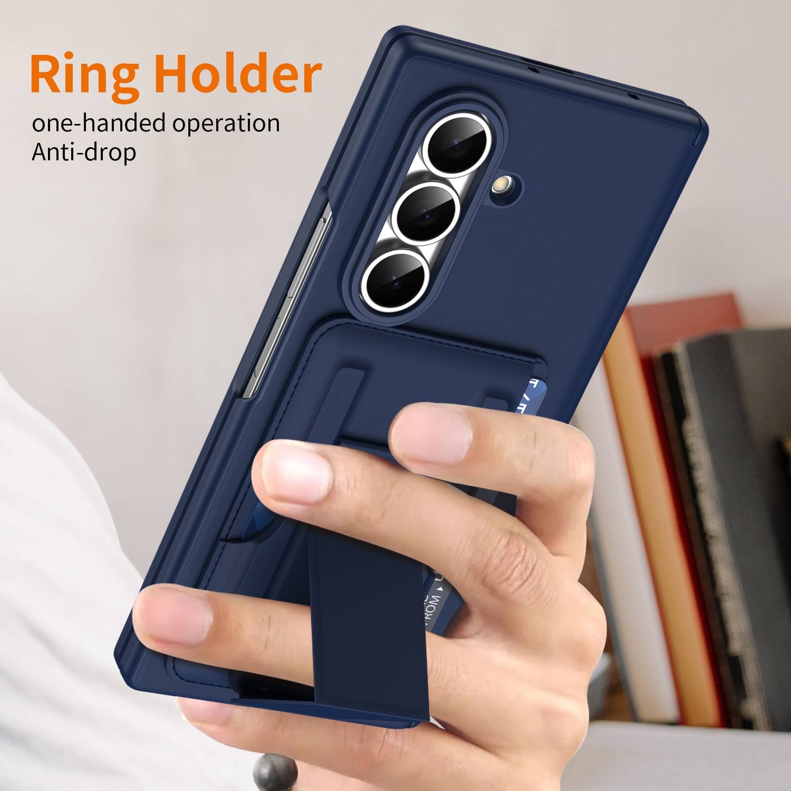 Ring Holder one-handed operation Anti-drop