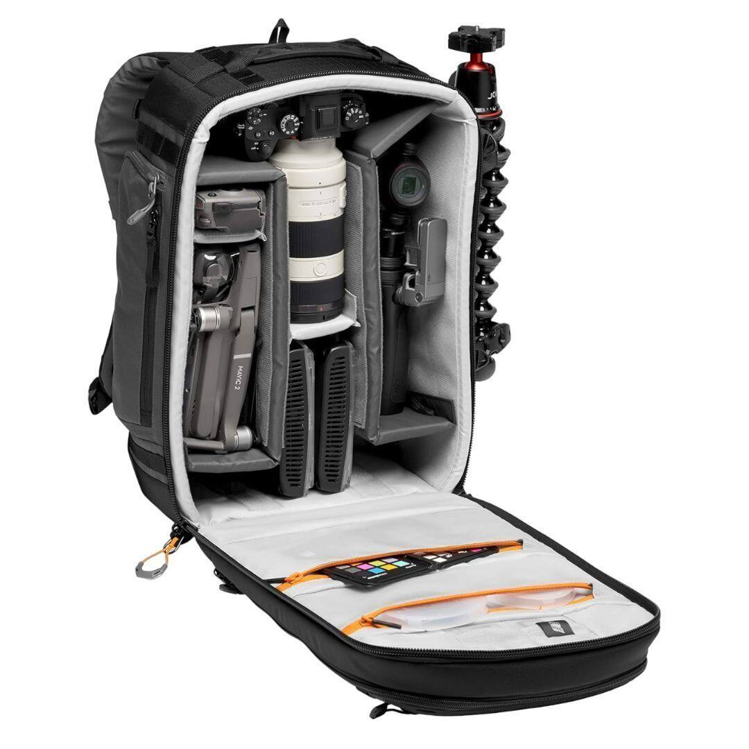 Angle. Lowepro - LOWEPRO PRO TREKKER BP350 AW II GREY.