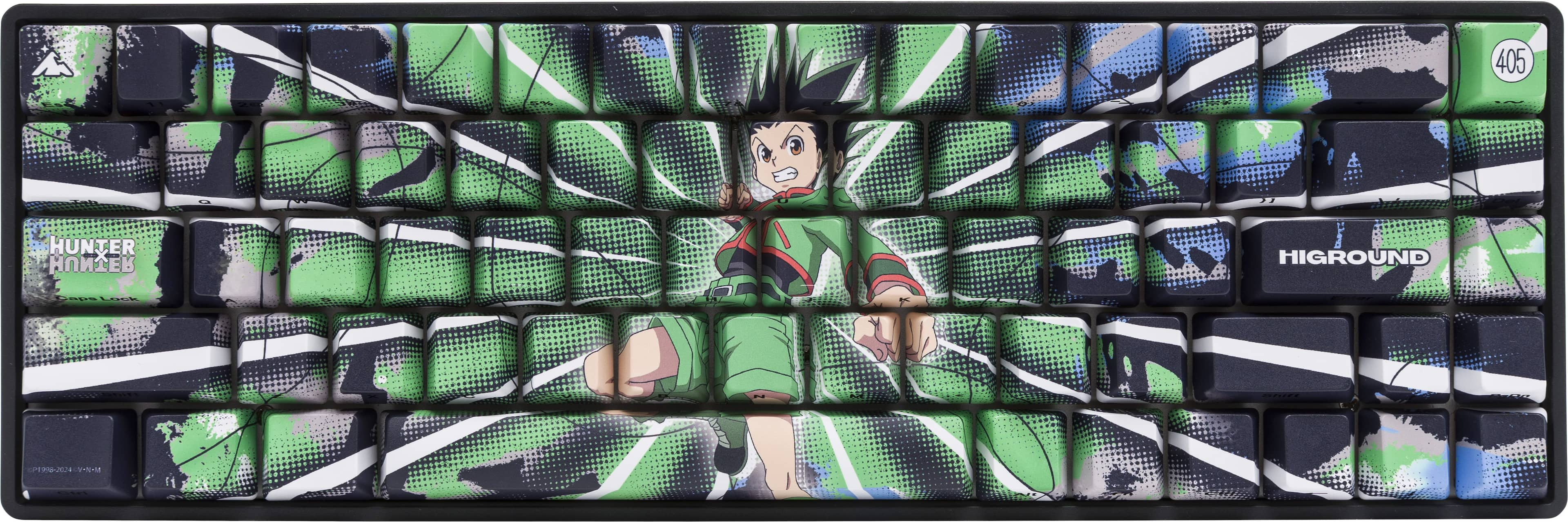 Higround - Hunter x Hunter Performance 65 65% Wired Magnetic Linear Dynamic Actuation Switch Gaming Keyboard w/ Rapid Trigger - Gon - Front_Zoom