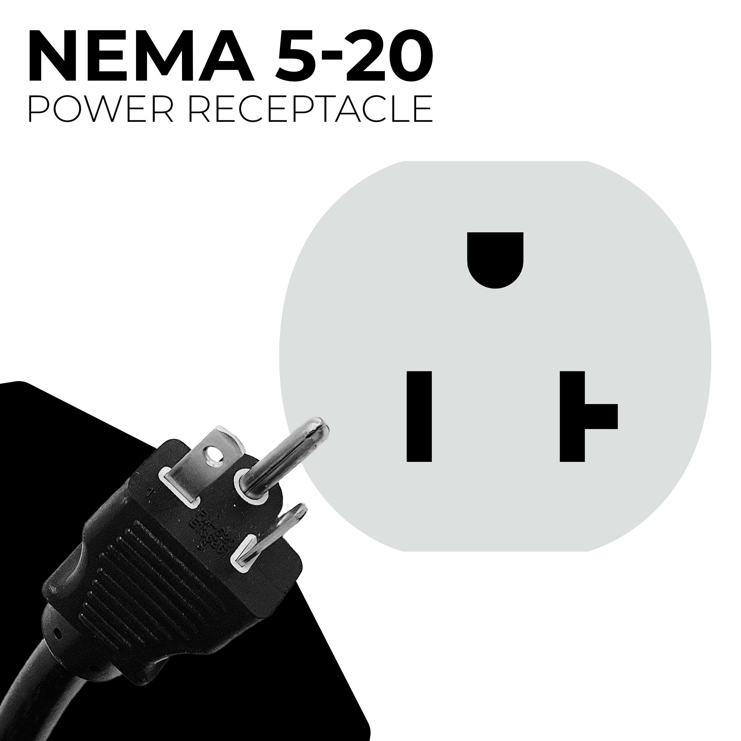 NEMA 5-20 POWER RECEPTACLE