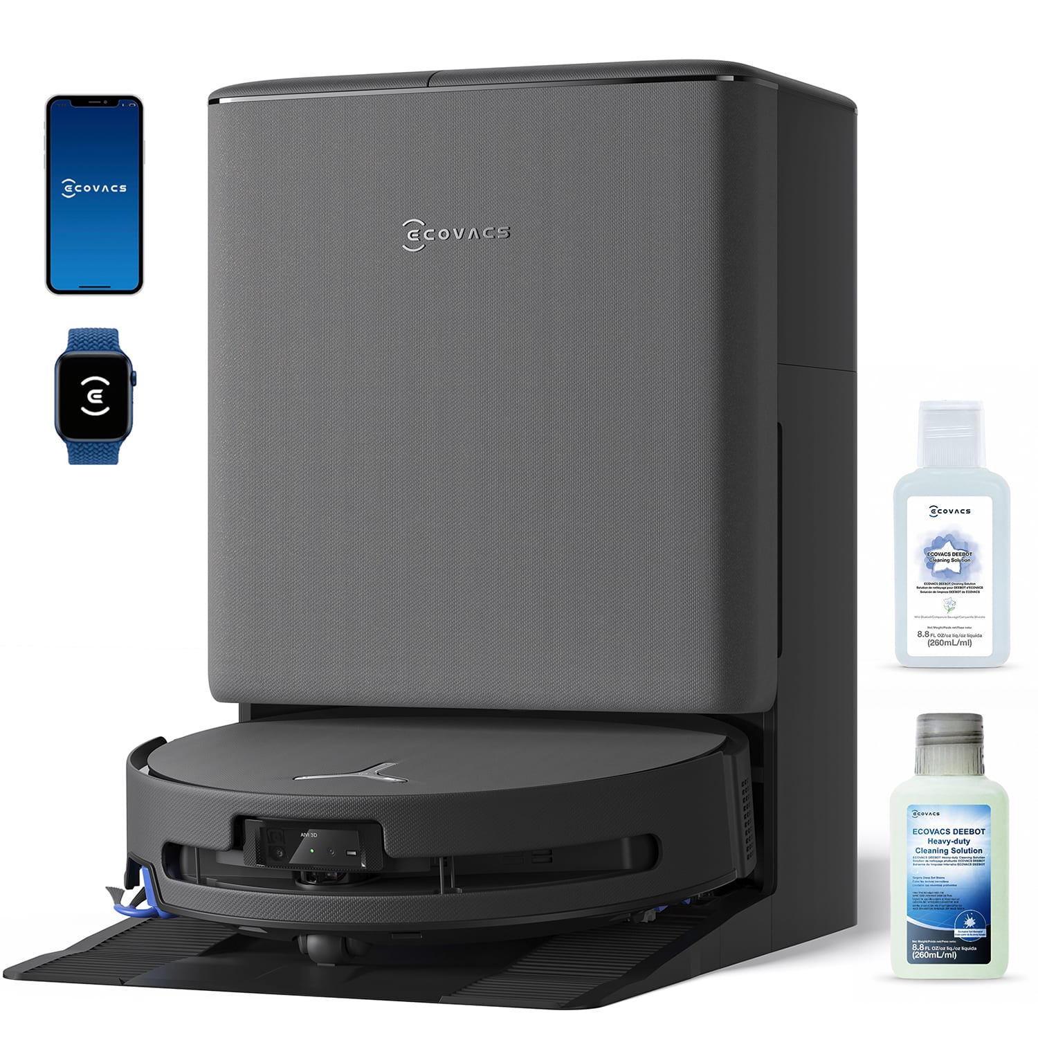 ECOVACS (m) COVACS - - - en   48. I : : -homL/w Cei ECONVACS  heavy-dutty Cleaming Solution E -- omL/o