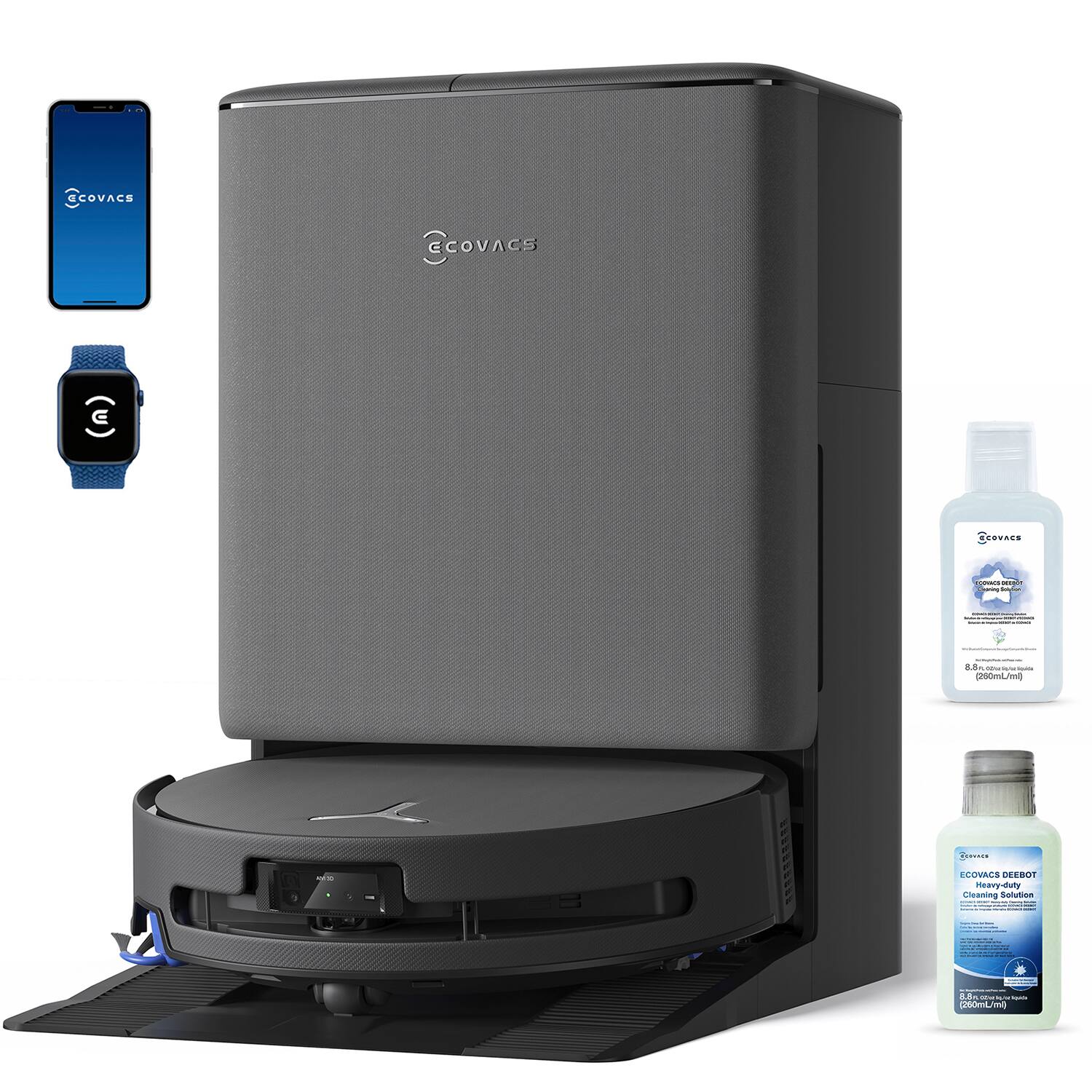 ECOVACS (m) COVACS - - - en   48. I : : -homL/w Cei ECONVACS  heavy-dutty Cleaming Solution E -- omL/o